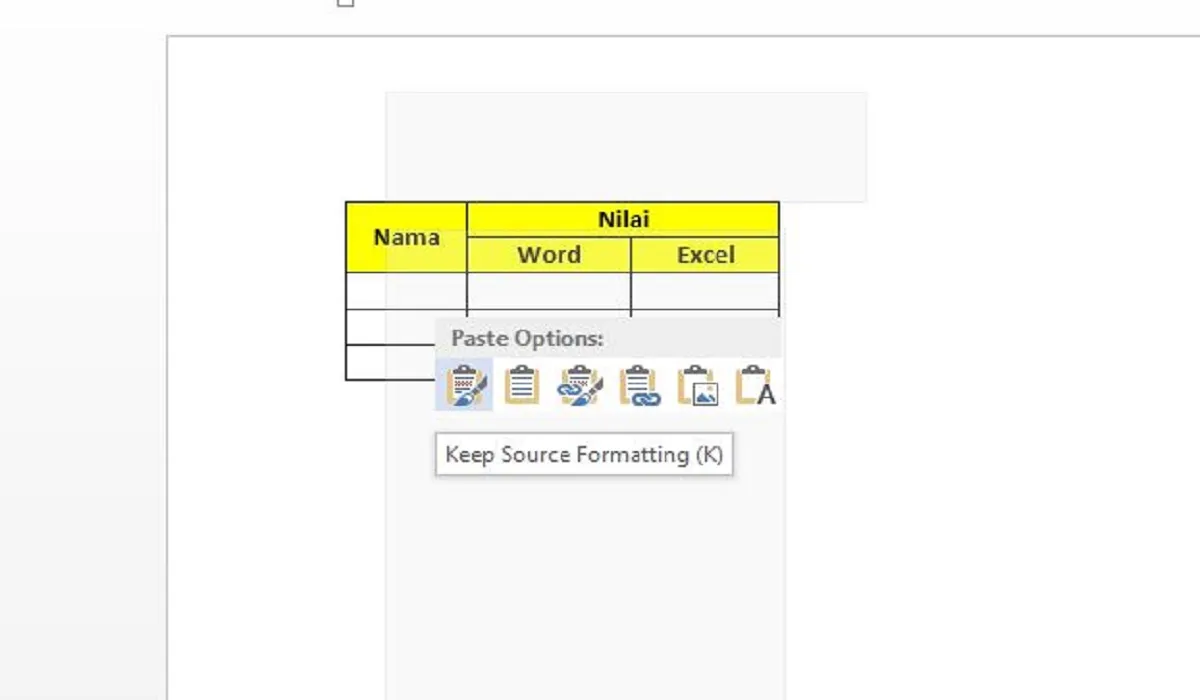 Cara Copy Dari Excel Ke Word Agar Tidak Berantakan Cara Copy Dari Excel Ke Word Agar Tidak Berantakan