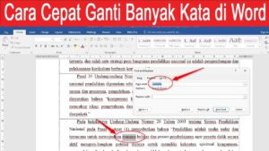 Cara Mengganti Kata Di Word Dalchaebi