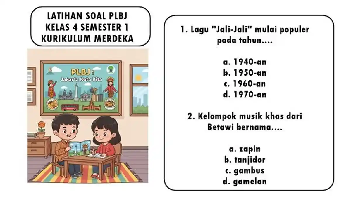 30 Soal PLBJ Kelas 4 Semester 1 Kurikulum Merdeka Latihan Persiapan 30 Soal PLBJ Kelas 4 Semester 1 Kurikulum Merdeka Latihan Persiapan