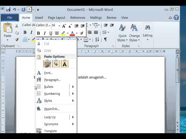 Cara Mudah Copy dan Paste Teks di Microsoft Word