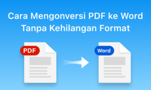 Konversi PDF ke Word Gratis Online dengan OCR