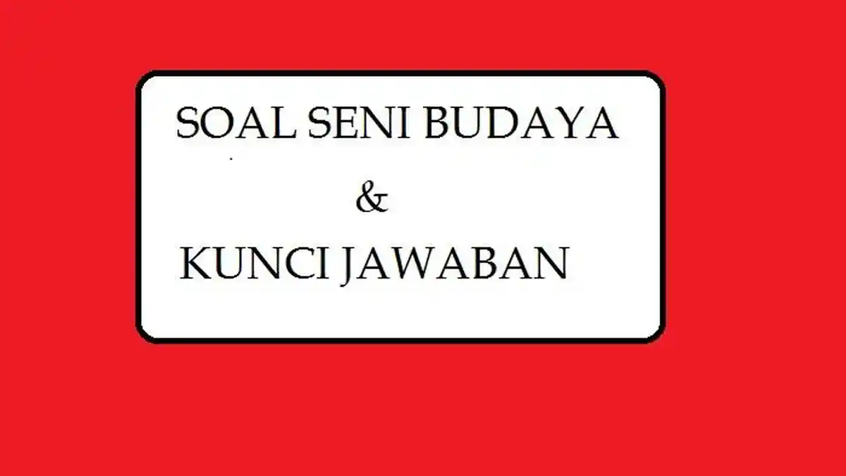 Soal Seni Budaya SD Kelas 5 Semester 1 Kunci Jawaban Soal Sumatif 1