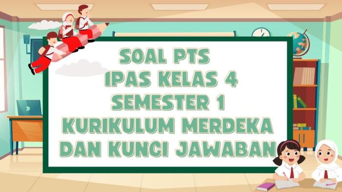 40 Contoh Soal PTS IPAS Kelas 4 Semester 1 Kurikulum Merdeka Lengkap