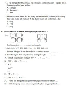 Latihan Soal Ulangan Pts Kelas 4 Semester 1 Bahasa Jawa Kunci Jawaban