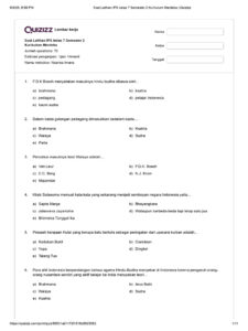Soal IPS Kelas 7 Semester 2 PDF