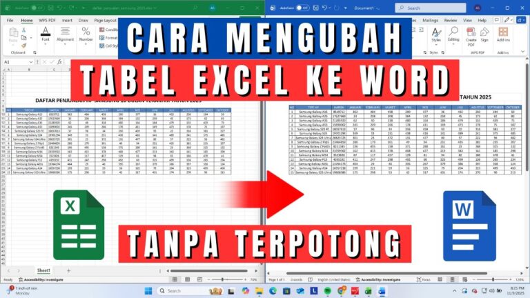 5 Cara Copy Paste Excel ke Word Agar Tidak Berubah, Ternyata Semudah Ini 5 Cara Copy Paste Excel ke Word Agar Tidak Berubah, Ternyata Semudah Ini