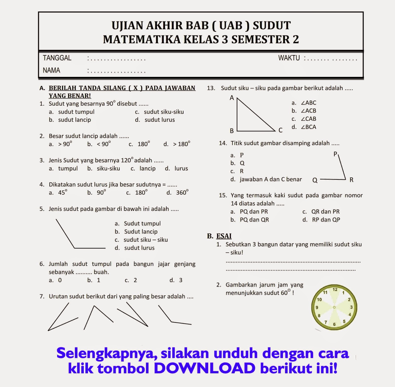Mengupas Tuntas Iklan Contoh Soal Latihan Kelas 8 Semester 1 Kurikulum Mengupas Tuntas Iklan Contoh Soal Latihan Kelas 8 Semester 1 Kurikulum