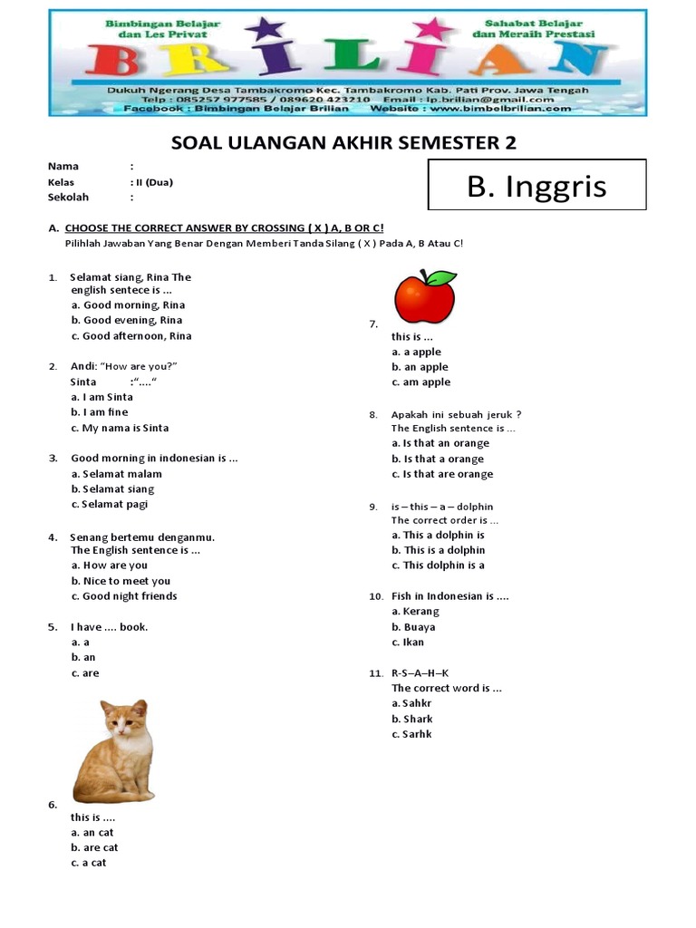 5 Rahasia Lolos UAS Bahasa Inggris Kelas 10: 50 Soal Semester 2 Wajib Dikuasai Sebelum Terlambat 5 Rahasia Lolos UAS Bahasa Inggris Kelas 10: 50 Soal Semester 2 Wajib Dikuasai Sebelum Terlambat