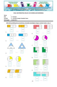 latihan soal matematika kelas 4 sd