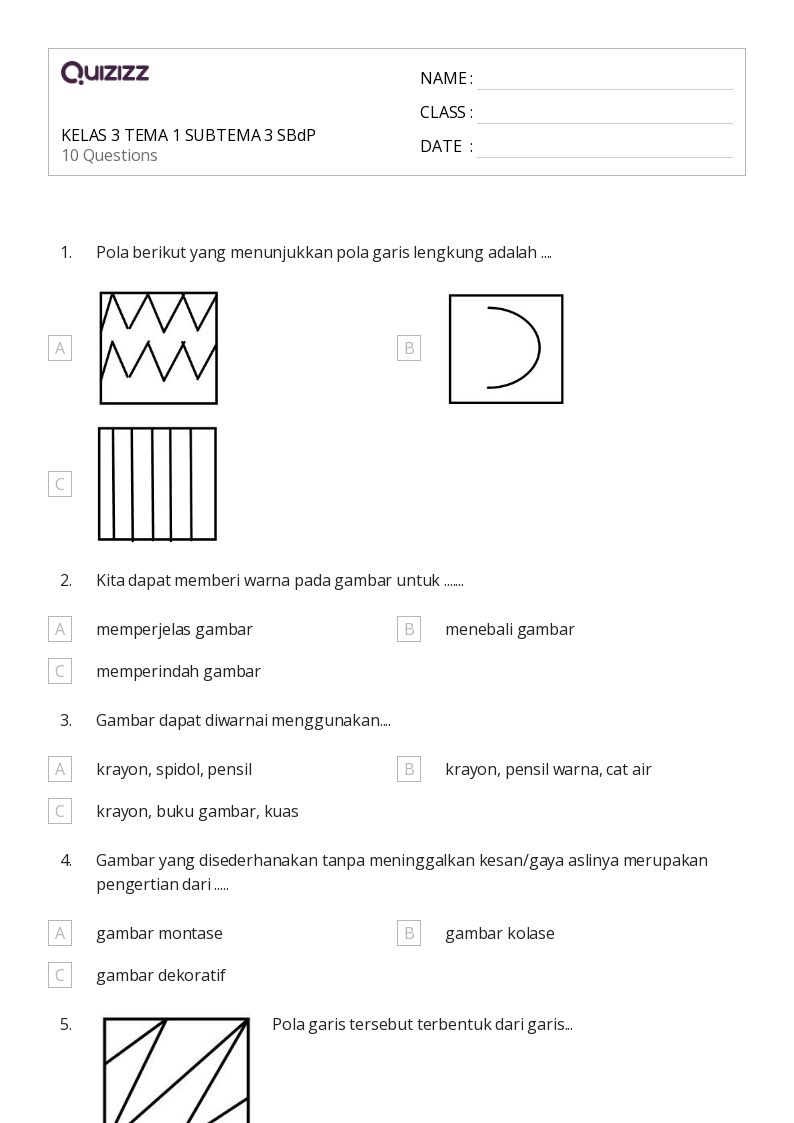 10 Contoh Soal SBdP Tema 3 Subtema 1 Kelas 3 Yang Wajib Dikuasai Sebelum Ujian 2026 10 Contoh Soal SBdP Tema 3 Subtema 1 Kelas 3 Yang Wajib Dikuasai Sebelum Ujian 2026