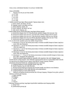 Bank Soal Geografi Kelas X Sem2 PDF