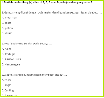 7 contoh soal sbk kelas 6 semester 1 dan kunci jawaban Terbukti Bikin Nilai Naik 7 contoh soal sbk kelas 6 semester 1 dan kunci jawaban Terbukti Bikin Nilai Naik