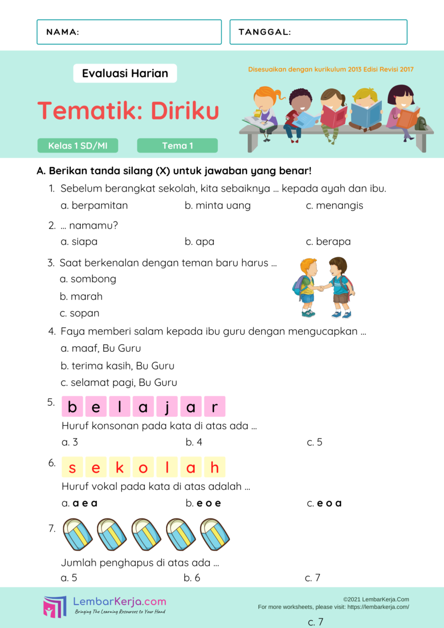 Terbukti 7 Contoh Soal SD IT Kelas 1 yang Mengungkap Rahasia Mengapa Daun Berwarna Hijau Terbukti 7 Contoh Soal SD IT Kelas 1 yang Mengungkap Rahasia Mengapa Daun Berwarna Hijau
