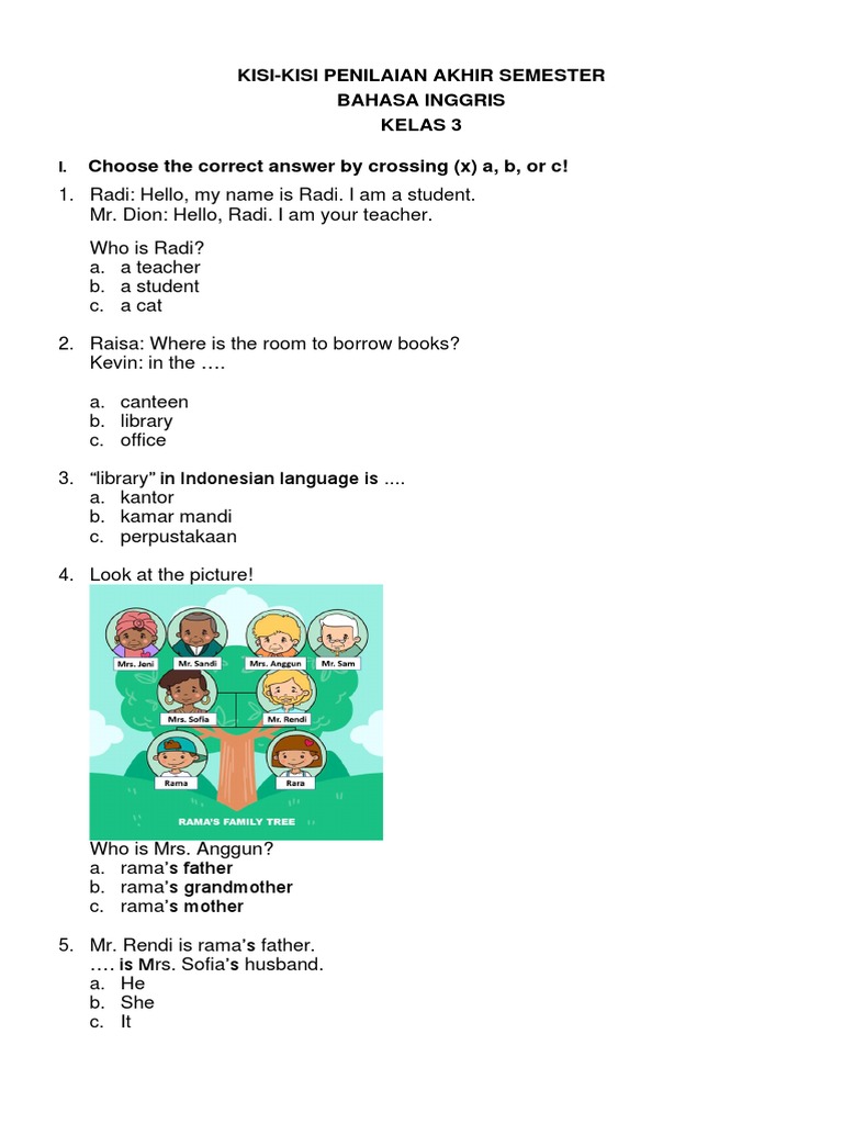 7 Rahasia kisi-kisi soal pas bahasa inggris kelas 3 yang Wajib Tahu Sebelum Ujian 7 Rahasia kisi-kisi soal pas bahasa inggris kelas 3 yang Wajib Tahu Sebelum Ujian